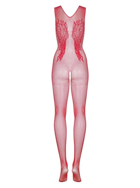 Bielizna-Bodystocking N112 czerwone XL/XXL Obsessive