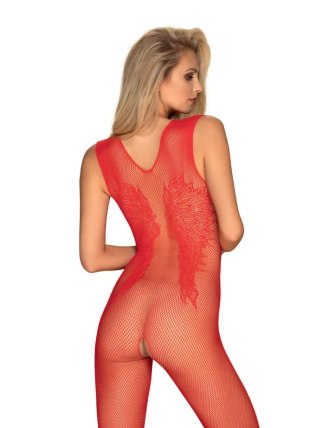 Bielizna-Bodystocking N112 czerwone S/M/L Obsessive