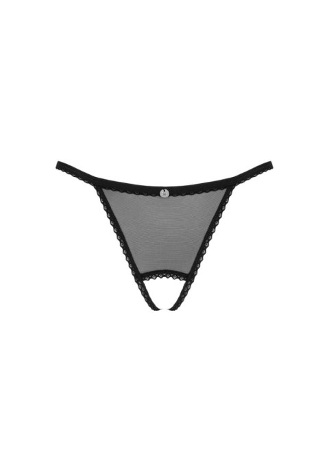 Celia Noir crotchless thong M/L Obsessive