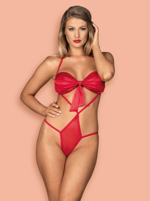 Bielizna-Giftella body czerwone L/XL Obsessive