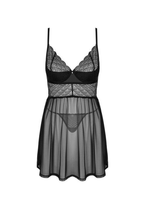 Chemeris babydoll i stringi XL/2XL Obsessive