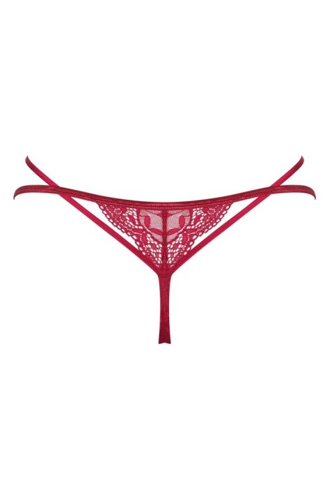 Bielizna-Ivetta stringi czerwone L/XL Obsessive