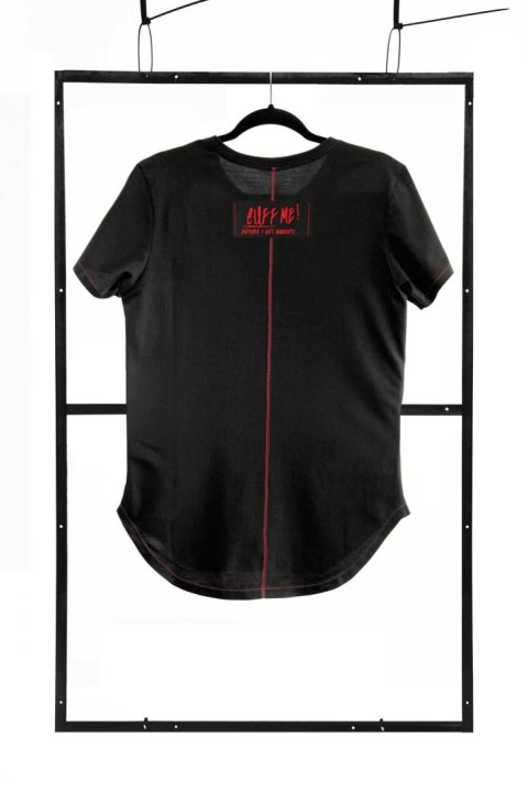 T-shirt men black S fashion Demoniq