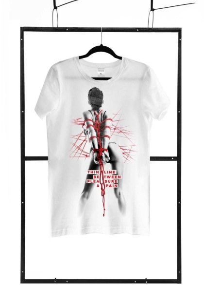 T-shirt men white M regular Demoniq