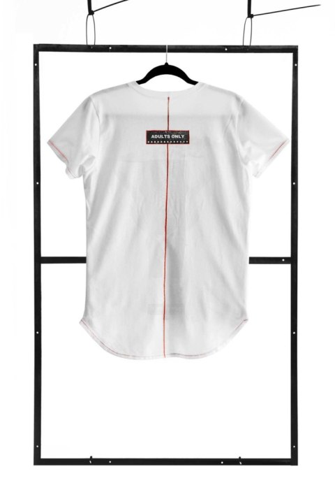 T-shirt men white S fashion Demoniq