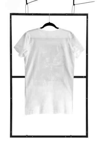 T-shirt men white S regular Demoniq