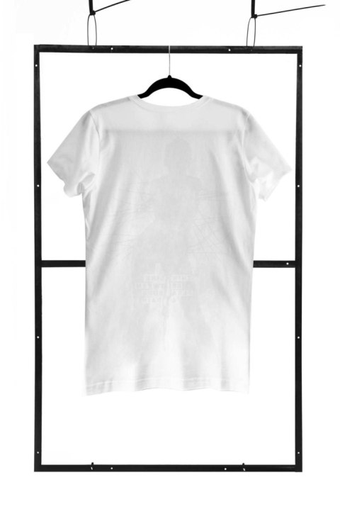 T-shirt men white S regular Demoniq