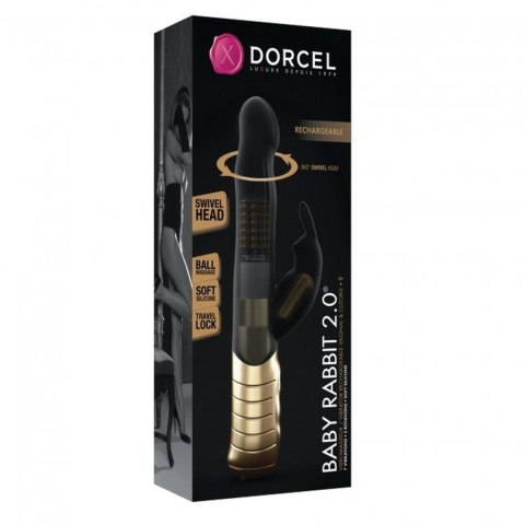 BABY RABBIT BLACK & GOLD 2.0 - RECHARGEABLE Dorcel