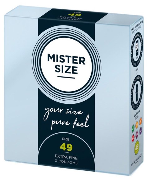 Mister Size 49mm pack of 3 MISTER SIZE