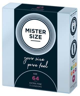 Mister Size 64mm pack of 3 MISTER SIZE