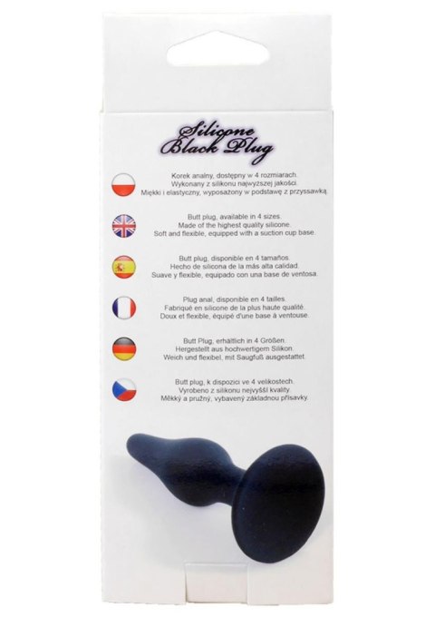 Plug-Silicone Plug Black - Large B - Series HeavyFun