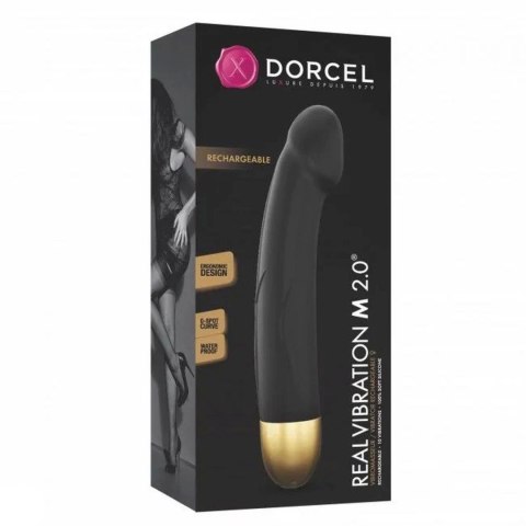 REAL VIBRATION M BLACK & GOLD 2.0 - RECHARGEABLE Dorcel