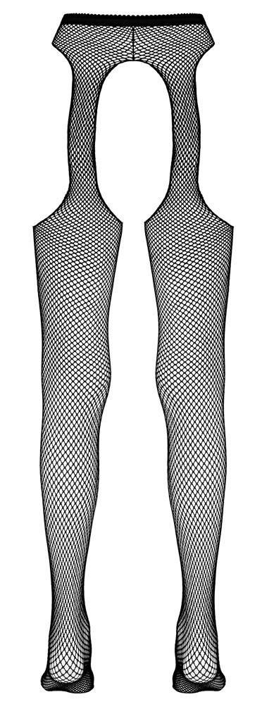 Sex Tights black S/M Cottelli LEGWEAR