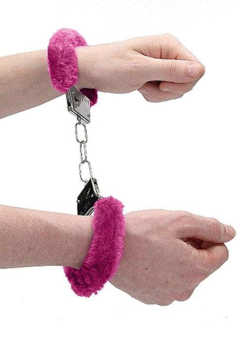 Beginner""s Handcuffs Furry - Pink Ouch!