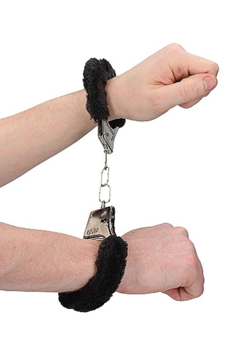 Furry Handcuffs - Black ShotsToys