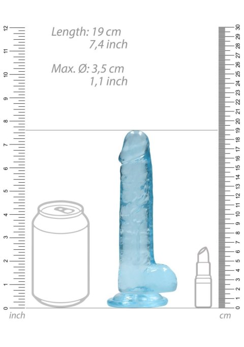 Realistic Dildo with Balls - 7""""/ 19 cm RealRock