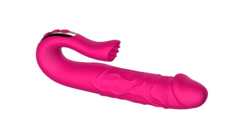 Realistic Tongue Stimulating Dildo Vibrator B - Series Cute