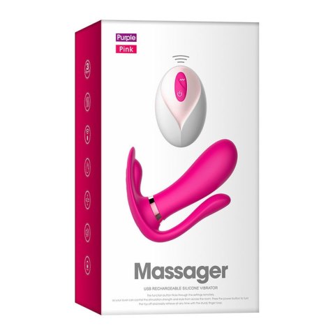 Remote wearable vibrator RED B - Series Cute