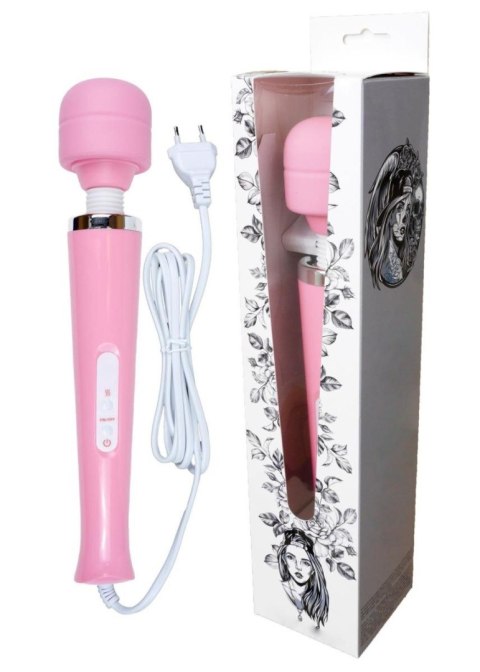 Stymulator-Magic Massager Wand Cable 110-240V Pink 10 Function B - Series Magic