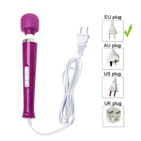 Stymulator-Magic Massager Wand Cable 110-240V Purple 10 Function B - Series Magic