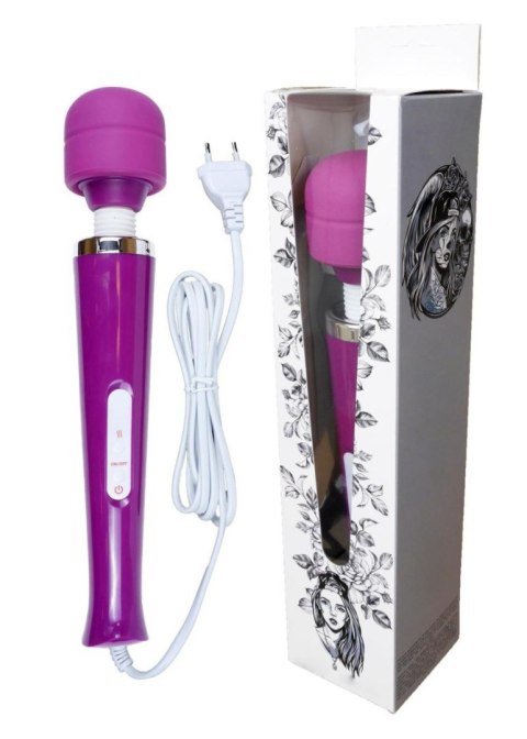 Stymulator-Magic Massager Wand Cable 110-240V Purple 10 Function B - Series Magic