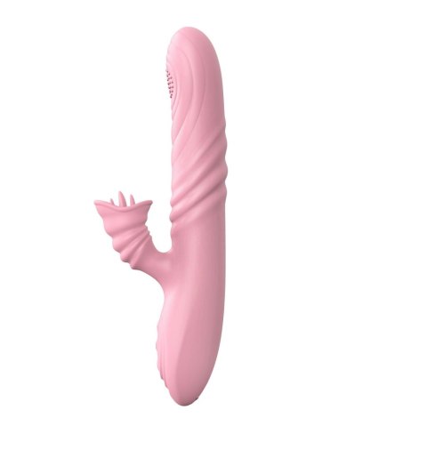 Wibrator-Angelia, USB 3 functions of thrusting / 20 vibrations Flesh B - Series Lyla