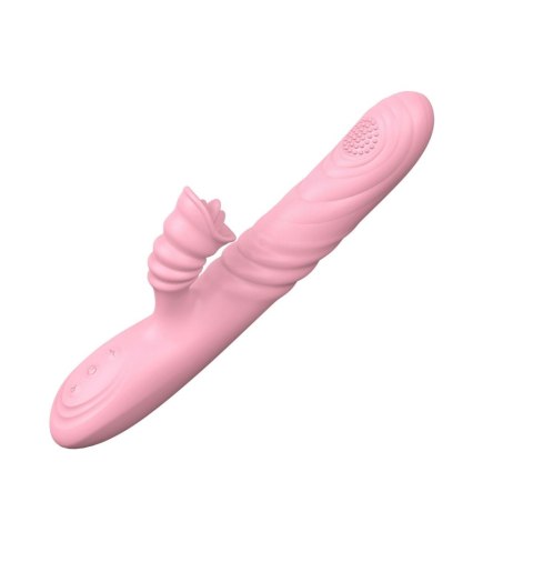 Wibrator-Angelia, USB 3 functions of thrusting / 20 vibrations Flesh B - Series Lyla