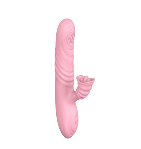 Wibrator-Angelia, USB 3 functions of thrusting / 20 vibrations Flesh B - Series Lyla