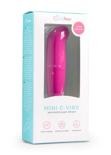 Wibrator-Mini G-Spot Vibrator - Pink EasyToys