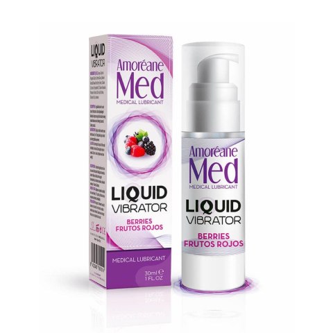 Żel/sprej-Liquid Vibrator Berries 30ml. Amoreane