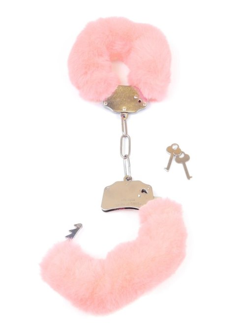 Kajdanki Fetish B - Series- Furry Cuffs Light Pink Fetish B - Series