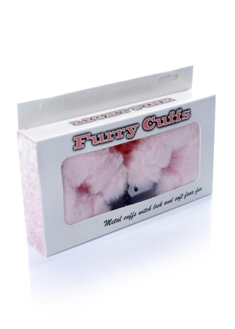 Kajdanki Fetish B - Series- Furry Cuffs Light Pink Fetish B - Series