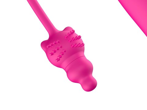 Tongue licking Triple Stimulation Thrusting Vibrator B - Series Cute