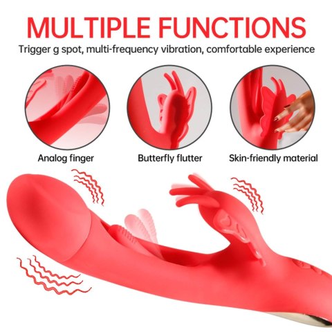 Butterfuly dual flicking vibrator B - Series Cute