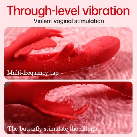 Butterfuly dual flicking vibrator B - Series Cute