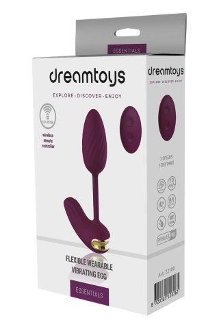 ESSENTIALS FLEXIBLE WEARABLE VIBRATING EGG Dream Toys