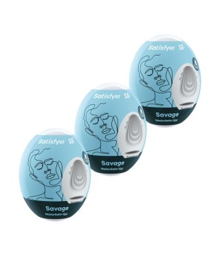 Masturbator-Eggs (set of 3 Savage) Satisfyer