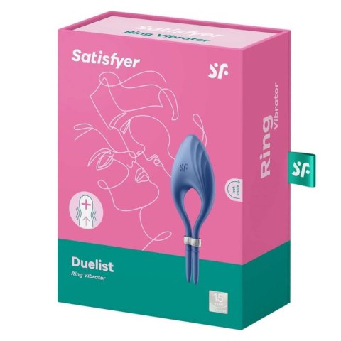 Pierścień-Duelist Ring Vibrator (Blue) Satisfyer