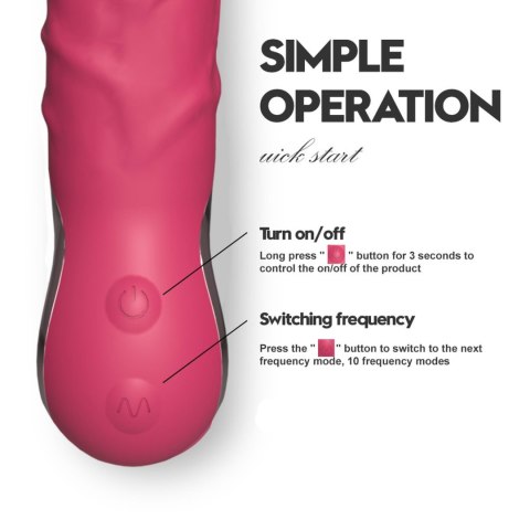 Realistic Vibrator PINK B - Series Cute