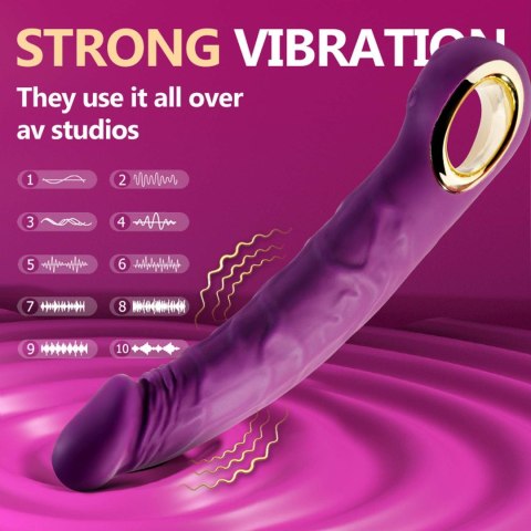 Realistic Vibrator PURPLE B - Series Cute