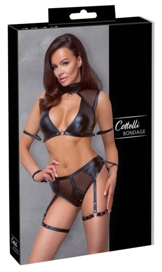 Top and Briefs black S Cottelli BONDAGE