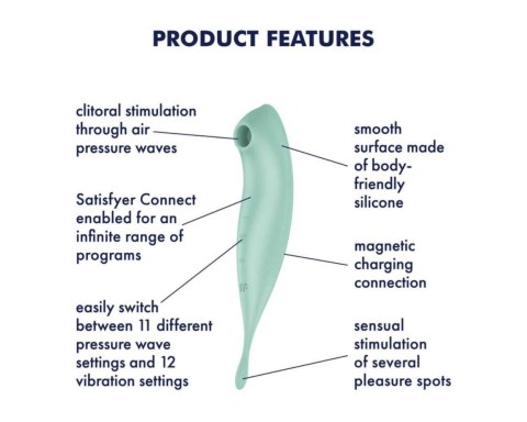 Twirling Pro Connect App mint Satisfyer