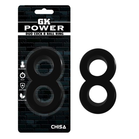 Duo Cock 8 Ball Ring - Black GK Power