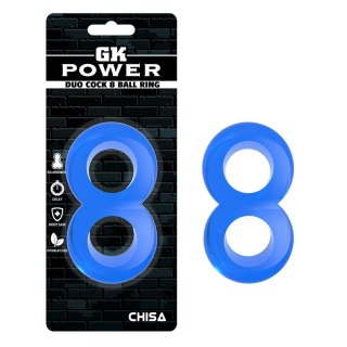 Duo Cock 8 Ball Ring - Blue GK Power