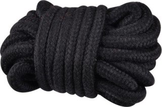 Kinky rope black soft bondage rope 5 meter Power Escorts