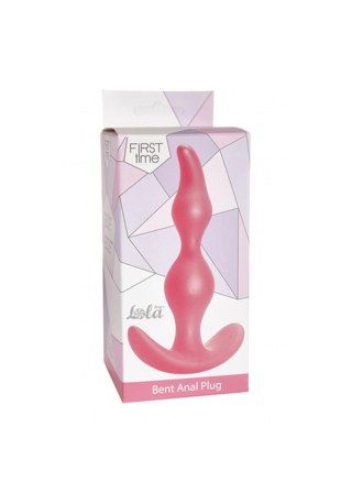 Plug-Anal Plug Bent Anal Plug Pink Lola Toys