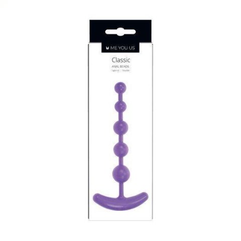 Plug/kulki- Me You Us Classic Anal Beads Purple Me You Us