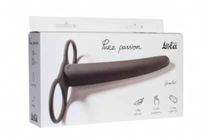 Pure Passion Gimlet Double Penetration Nozzle black Lola Toys