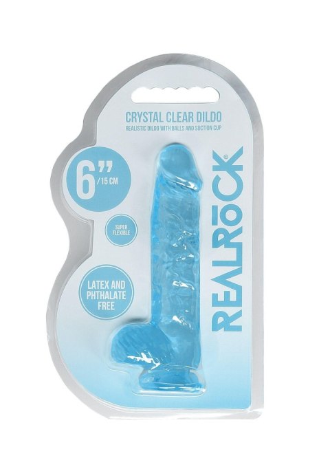 Realistic Dildo with Balls - 6""""/ 15 cm RealRock