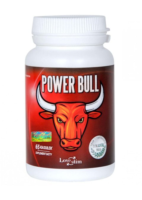 Supl.diety-Power Bull 65kaps suplement na testosteron i erekcję LoveStim